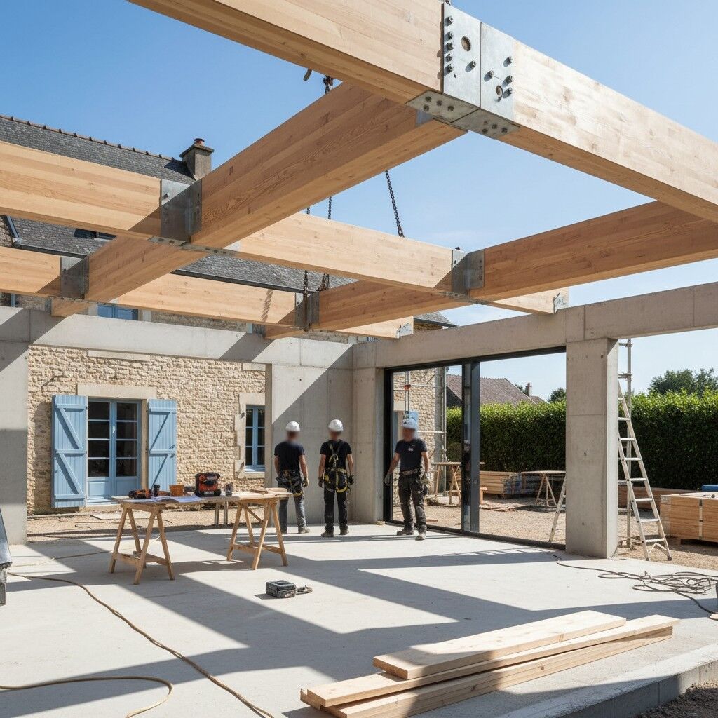 Projet de Charpente et construction bois - Photo 2