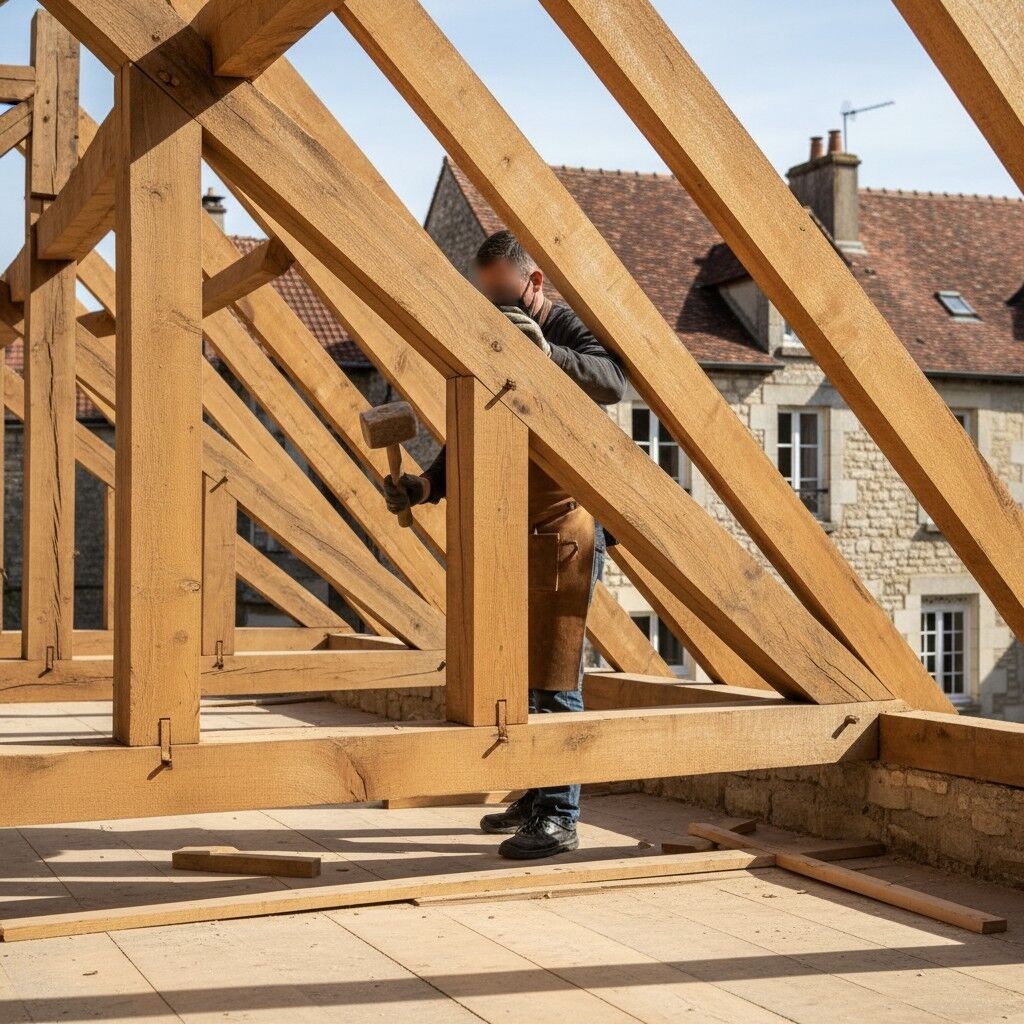 Projet de Charpente et construction bois - Photo 1